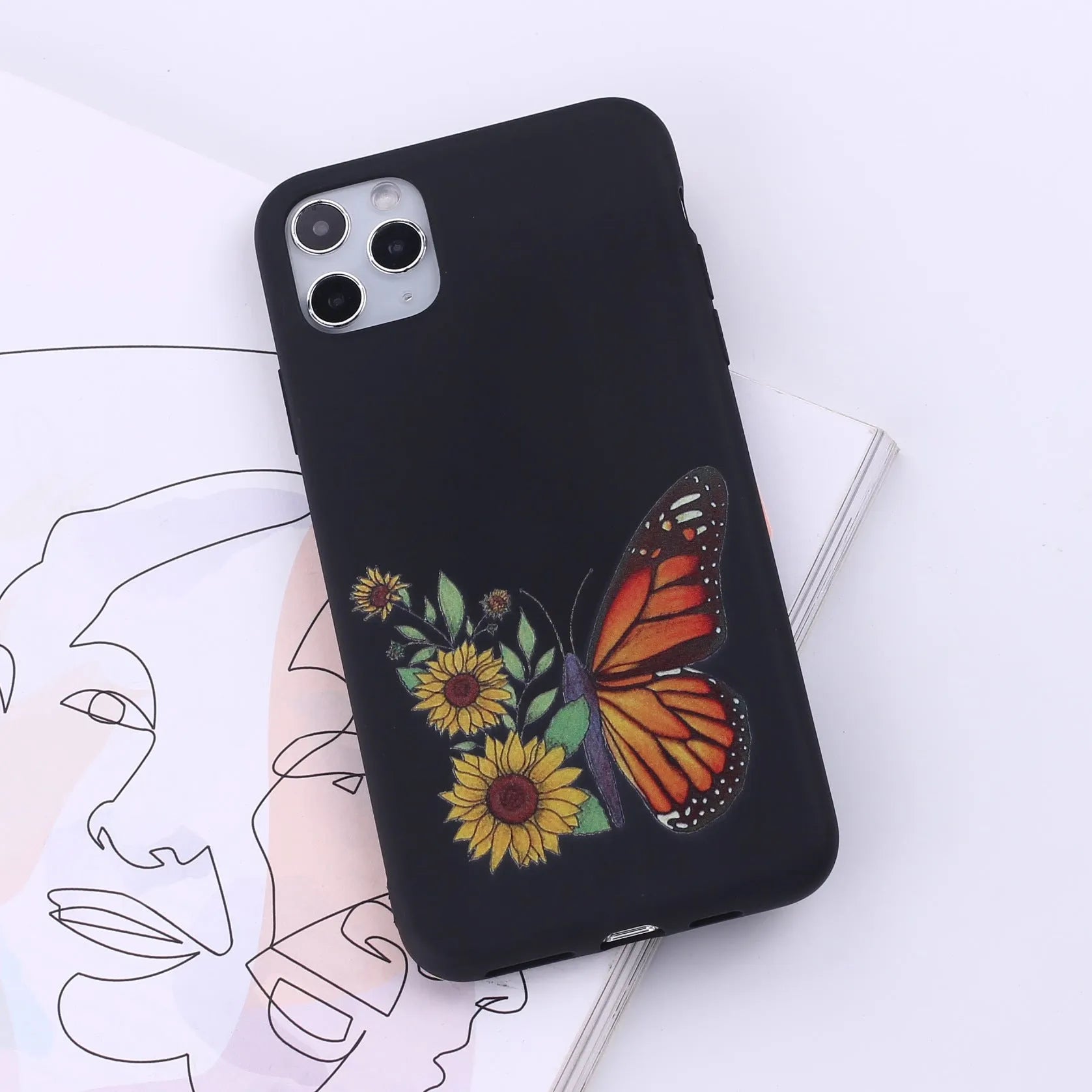 TPU iPhone back cover case in various colours for models iPhone 5 to 11 Pro Max.