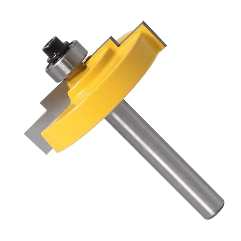 Woodworking cutter tool with carbide blades for door and window frame shaping
