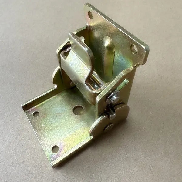 Furniture foot folding hinge with electroplated finish for cabinet doors