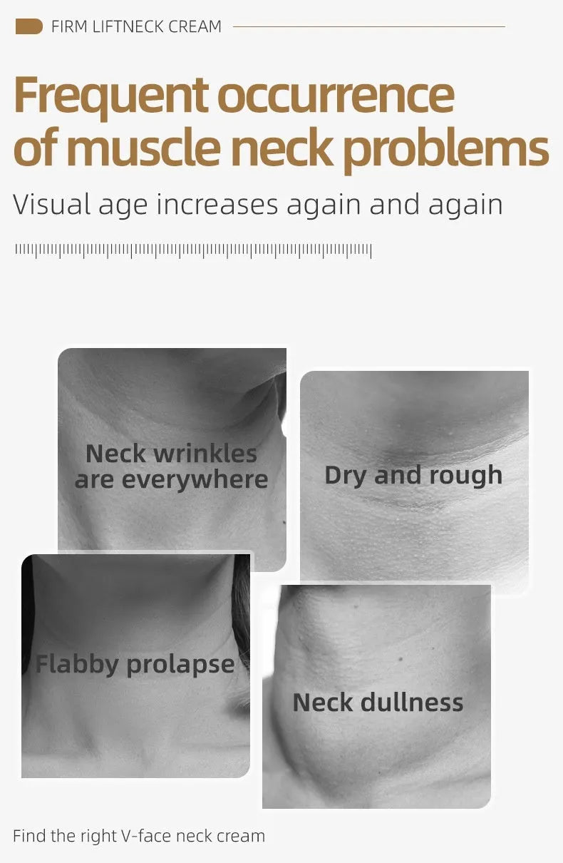 120ml tube of neck lifting and firming massage cream.