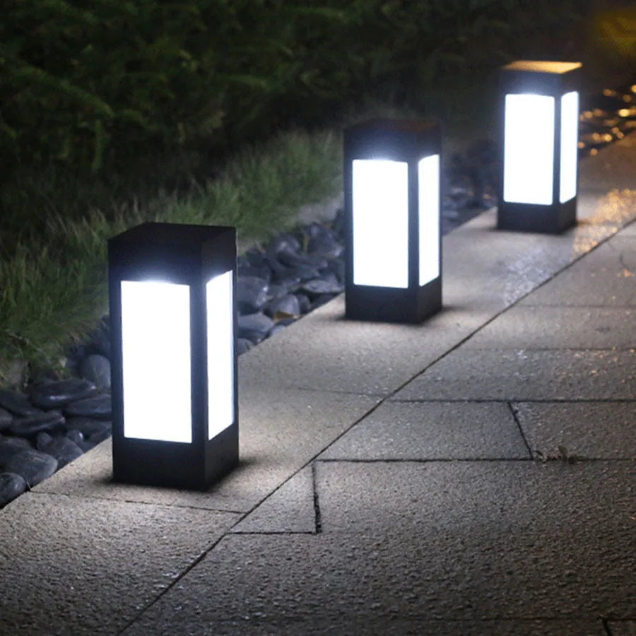 Solar garden lights outdoor waterproof LED landscape lighting for courtyards and gardens