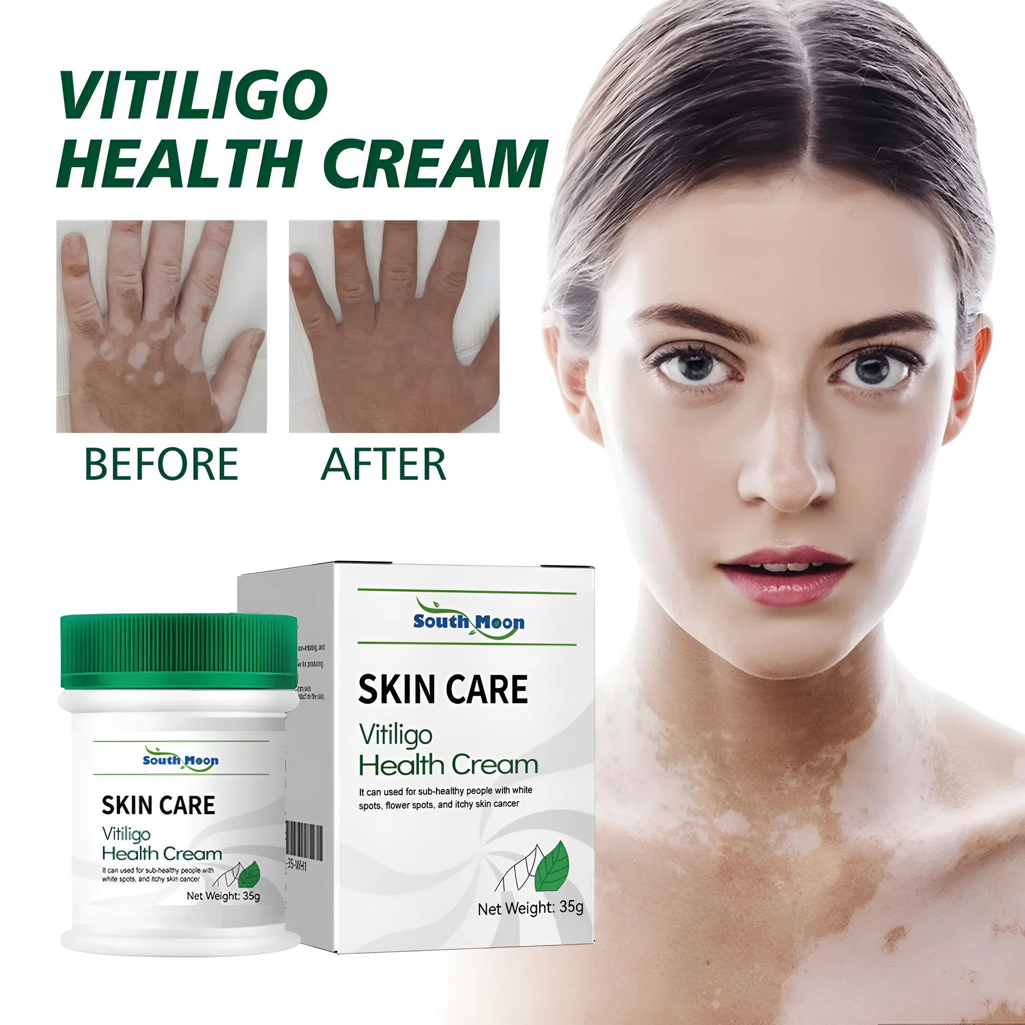 35g jar of body skin care cream for cleansing and moisturising to address orange peel skin texture