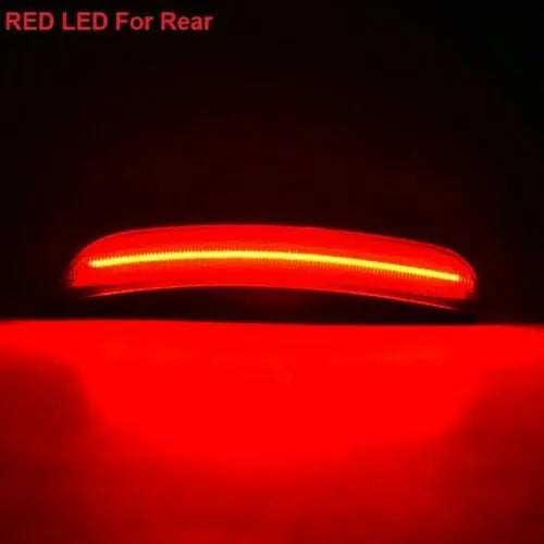 Dodge Challenger Charger side turn signal light ABS yellow front red rear 4-piece set