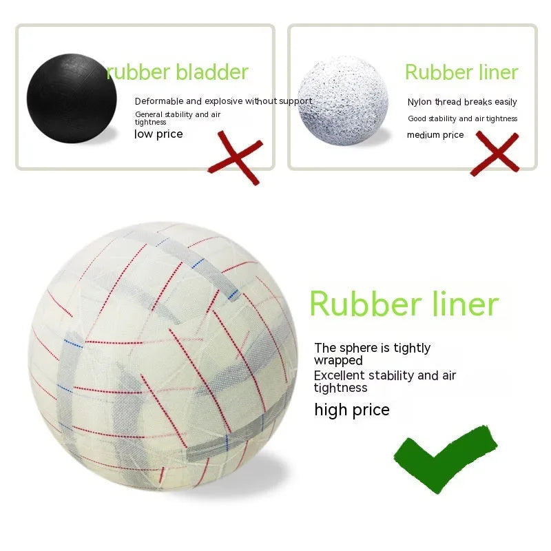 Fluorescent green Size 5 football with PU leather construction for training and matches