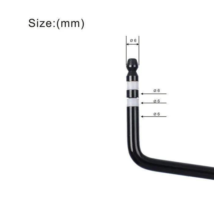 Guitar tremolo bar replacement part in black, blue, gold, and silver metal finishes