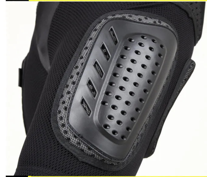 Black cycling hip protection pants for sports safety, shown in size L