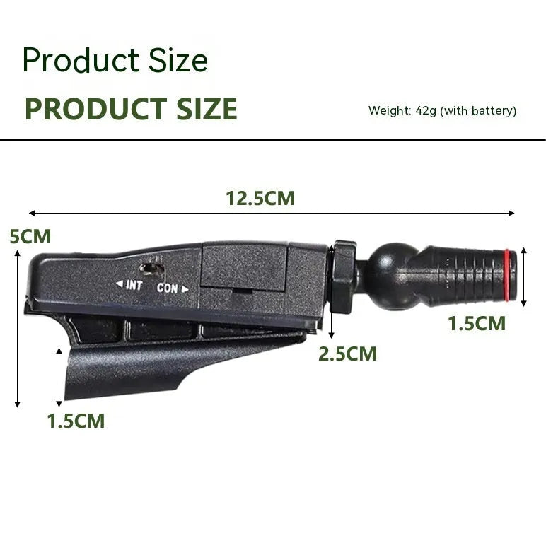 Golf putter laser aiming instrument showing laser alignment for putting practice with configuration options