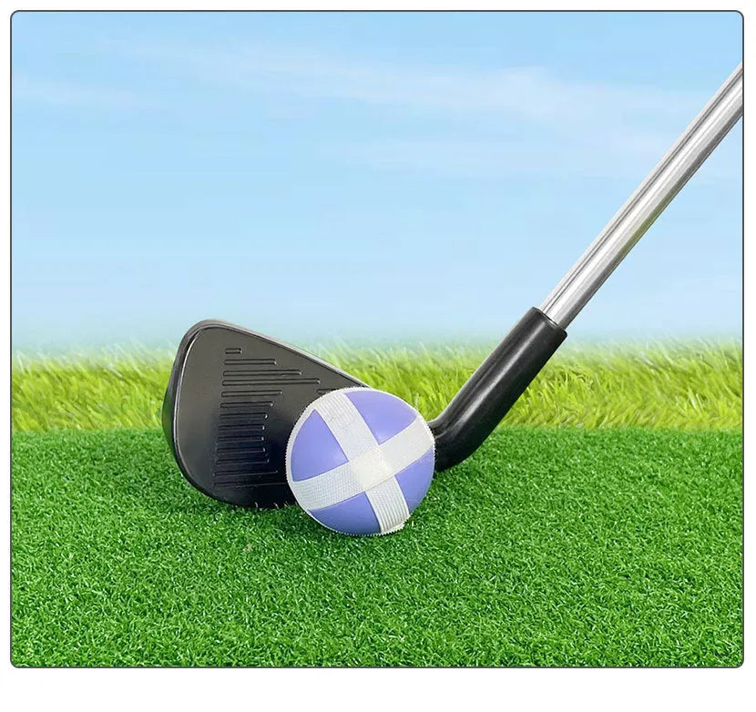 Parent-child metal golf club set showing adult and children's versions for outdoor sports practice