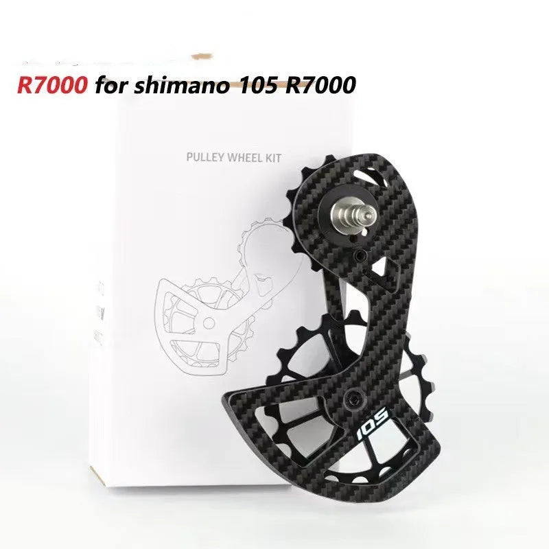 LTWOO 105 rear derailleur jockey wheel pulley kit compatible with Shimano R7000 groupset
