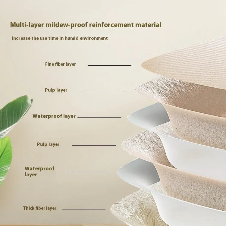 Brown disposable waterproof cat litter box with biodegradable cardboard construction showing three size options