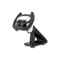 Black ABS plastic gamepad steering wheel bracket with suction cup mount for mobile phones
