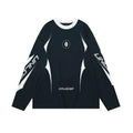 Men's grey cotton drop shoulder sweatshirt with letter print design and long sleeves
