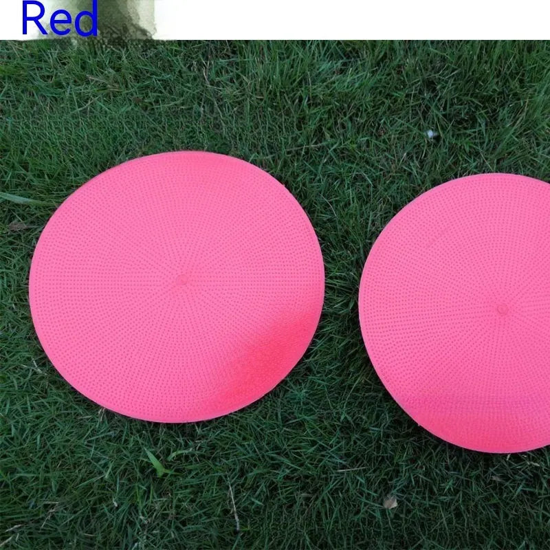 Soft TPE football training target disc in multiple colours with 23cm diameter