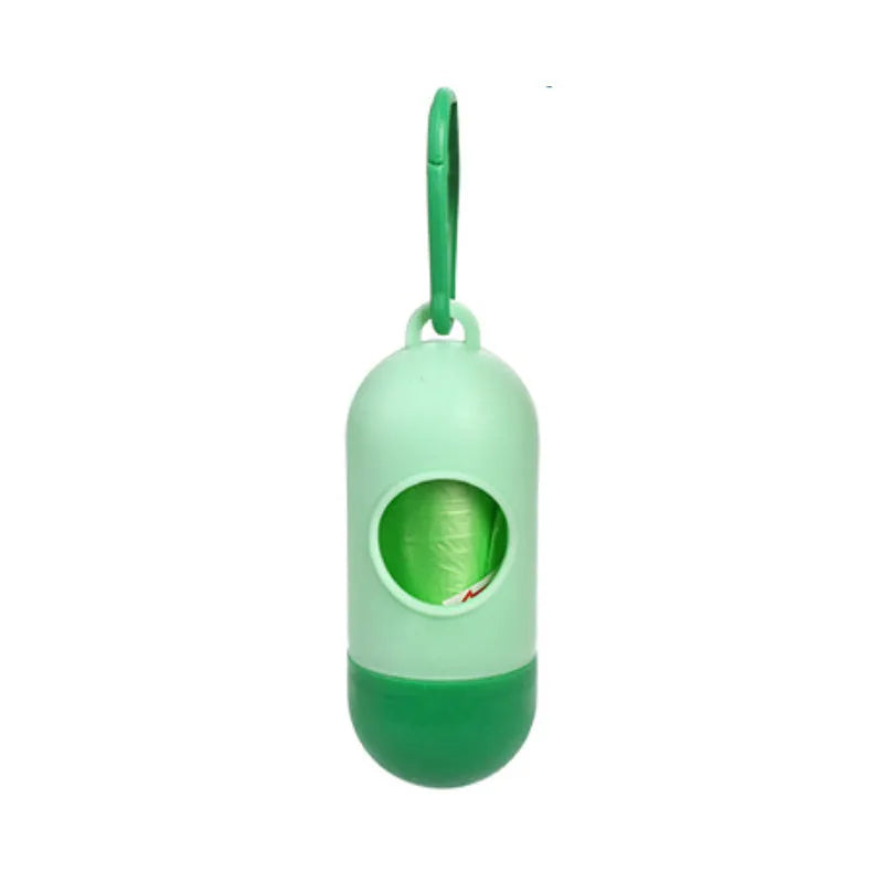 Coloured dog poop bags for waste cleanup showing 22.5 x 30 cm dimensions