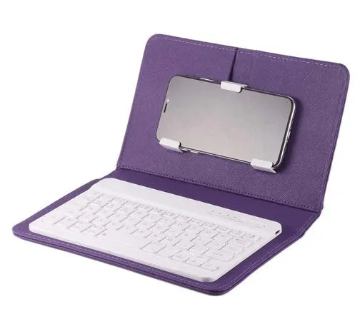 Wireless keyboard protective case with 7-inch Bluetooth keyboard for mobile phones and tablets