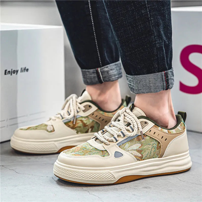 Casual canvas tide shoes in Milan green colour with flat heel and round toe design