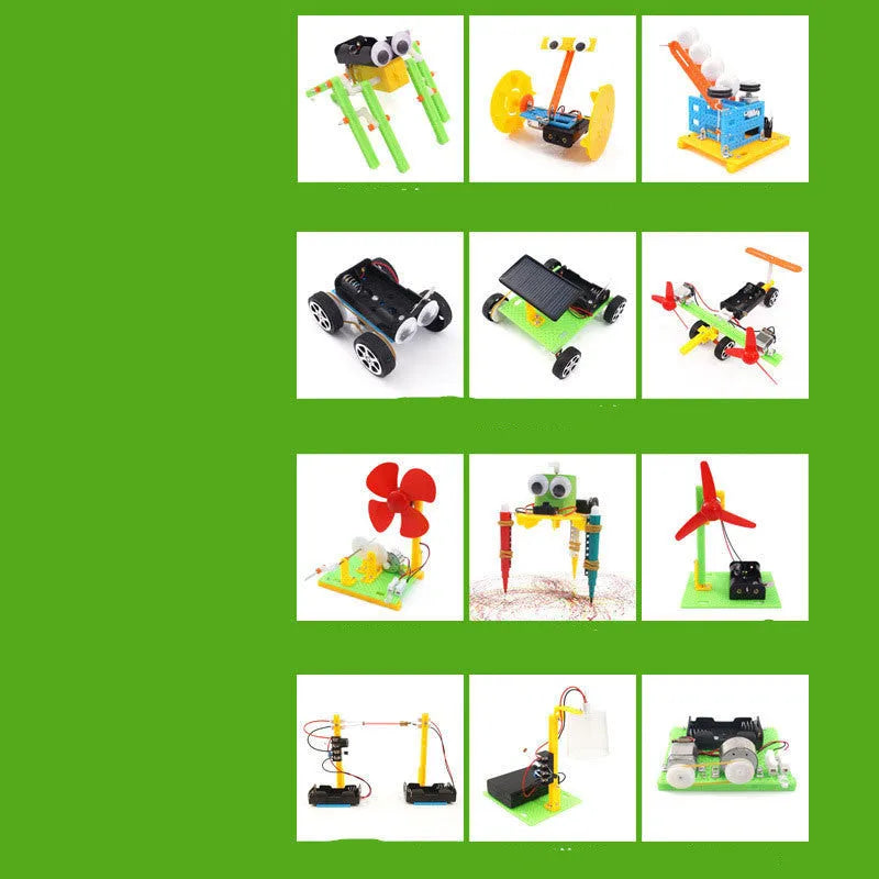 DIY plastic puzzle assembling building blocks science experiment teaching aids for children 7-14 years