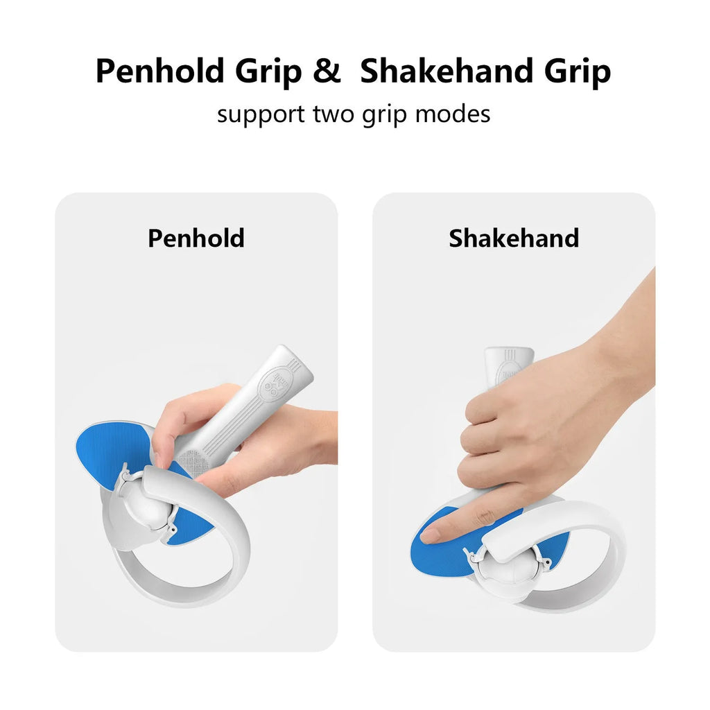 Red and blue Pico 4 VR controller table tennis racket grip accessory