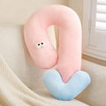Cute cat eye pillow pet neck support in green, pink, yellow, small and large sizes