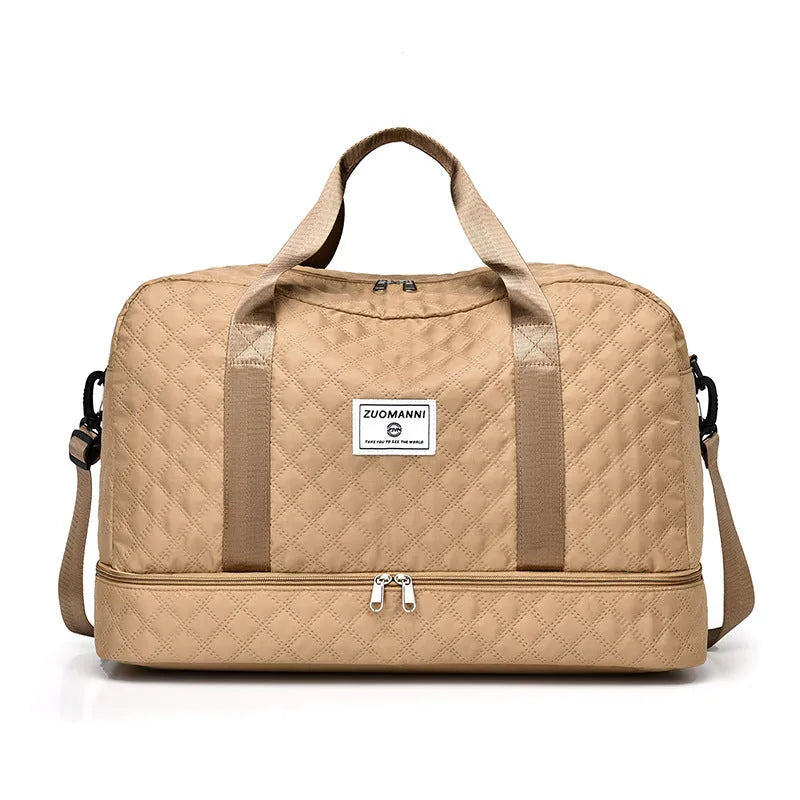 Oxford cloth travel bag in multiple colours with 36-55 litre capacity for leisure travel