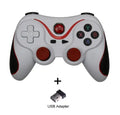X3 Bluetooth wireless game controller for Android phones in black or white with mobile phone clip attachment