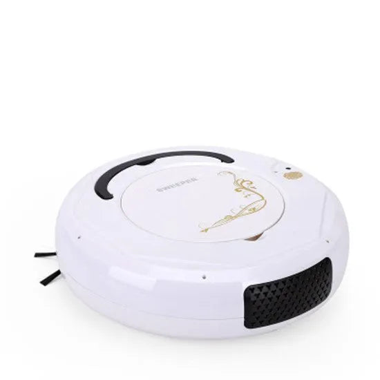 Lazy Smart automatic floor sweeping robot vacuum cleaner in blue, black, or white colour