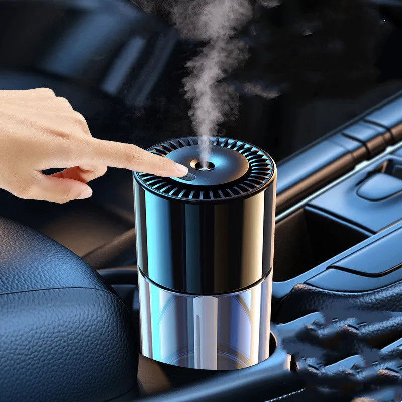 Compact glass perfume humidifier with ultrasonic spray function and USB power cord