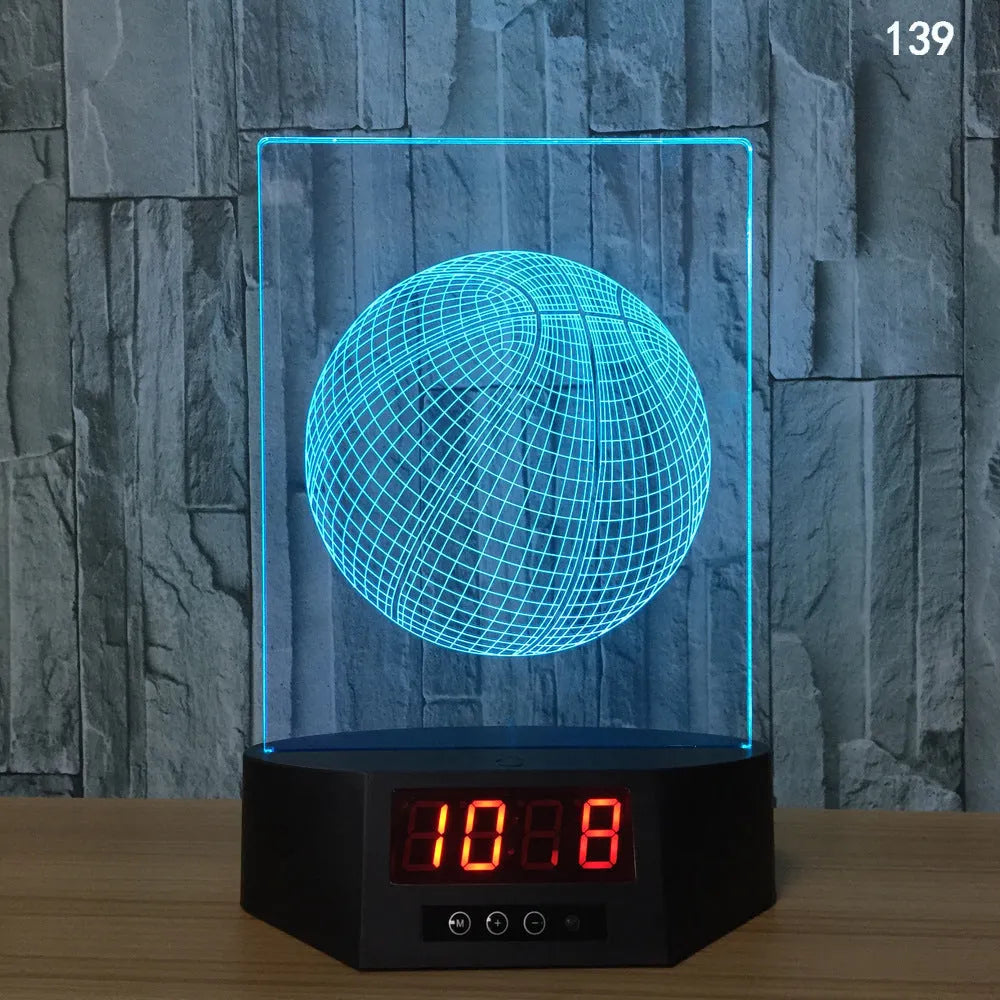3D glowing dolphin night light with wireless charging and remote control on table