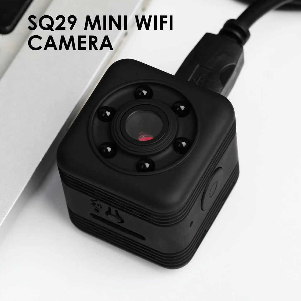 SQ29 black waterproof sports camera with extended battery for 4-hour continuous shooting