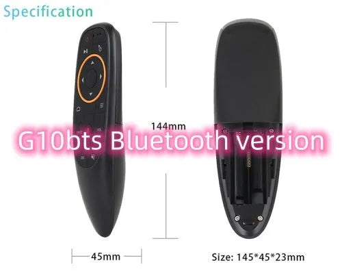G10 G10S intelligent voice remote control with plastic shell and silicone buttons