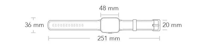 Black waterproof Android smart bracelet with a 1.4-inch touch screen and silicone wrist strap.