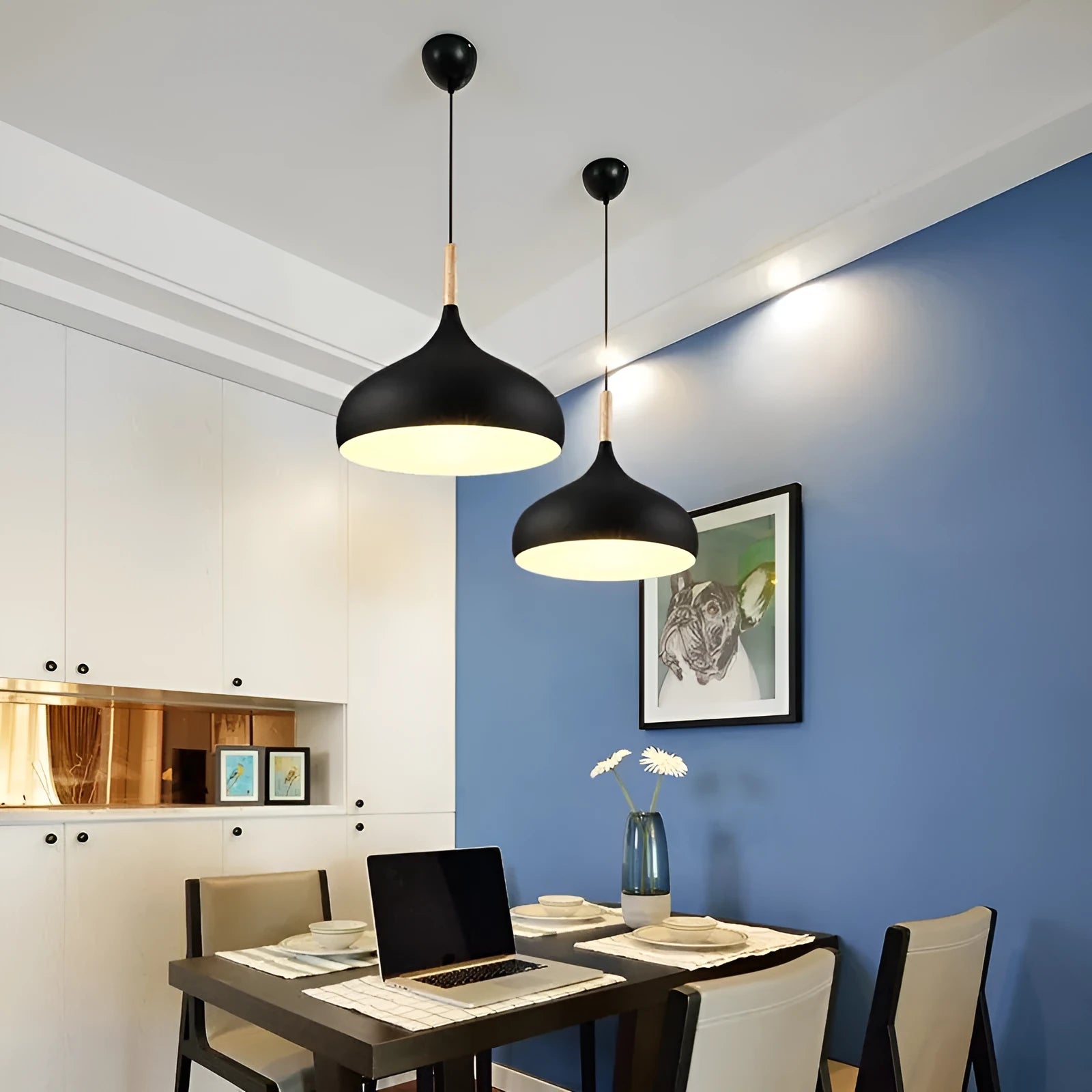 Creative macarone chandelier pendant light with adjustable height in modern design