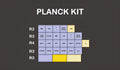 Set of retro-style mechanical keyboard keycaps in six different colour style options