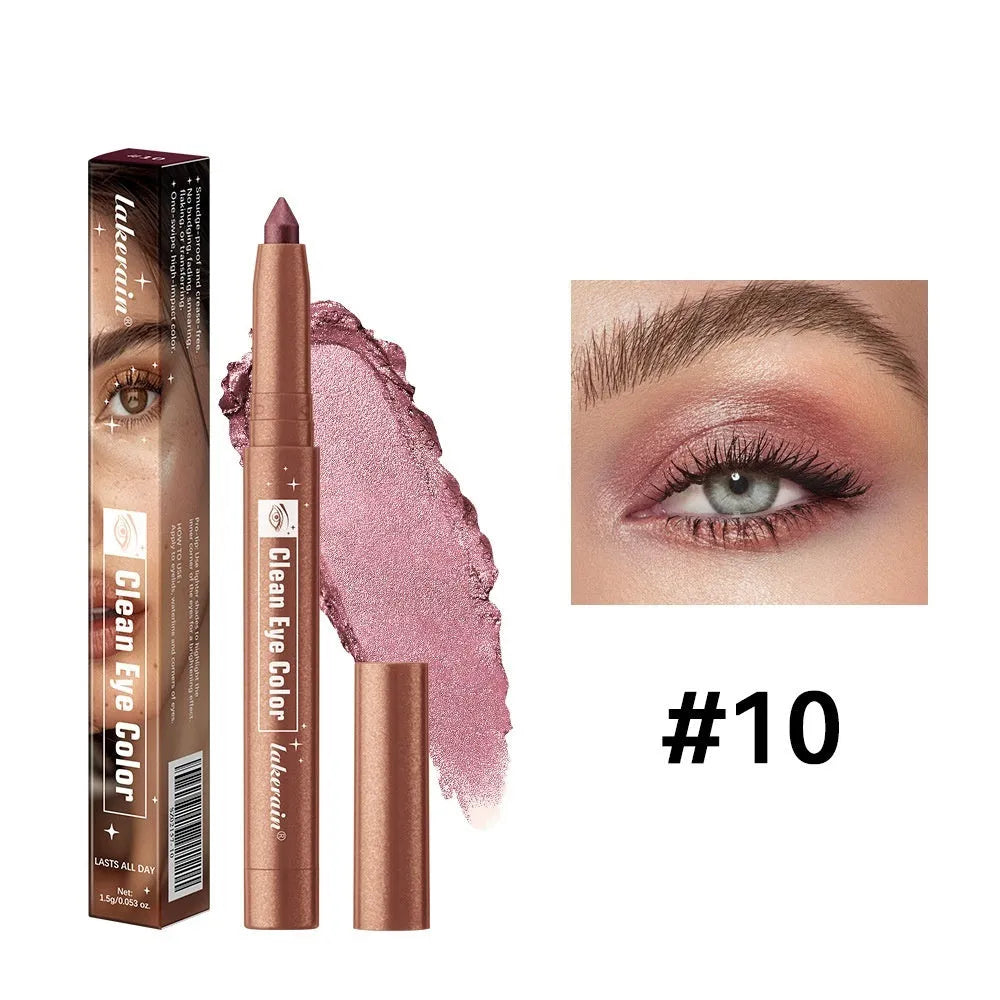 Makeup highlight stick and eye shadow stick in 12 colour shade options, universal skin type