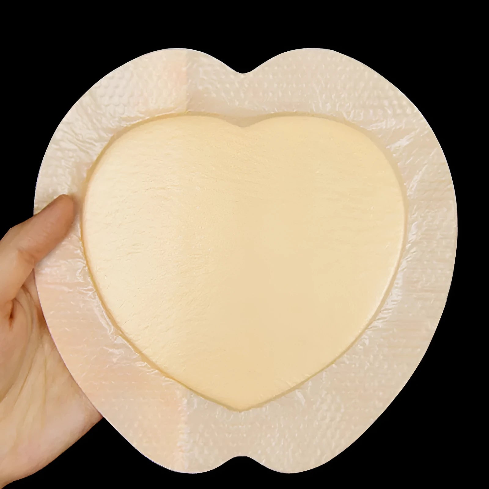 Large skin colour silicone gel bedsore sticker for pressure relief medical dressing