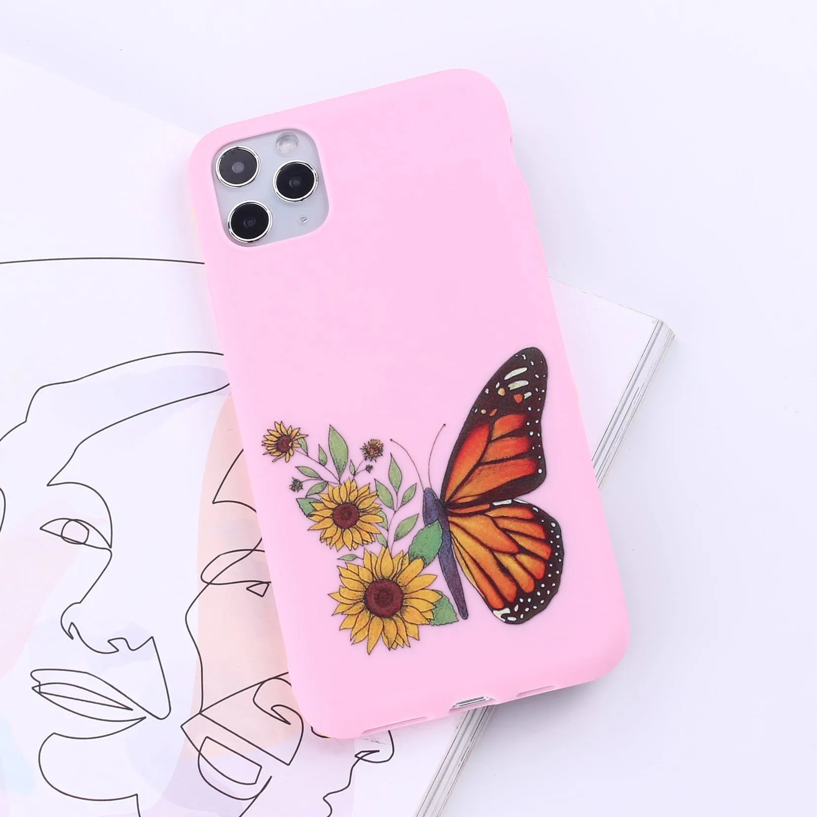 TPU iPhone back cover case in various colours for models iPhone 5 to 11 Pro Max.
