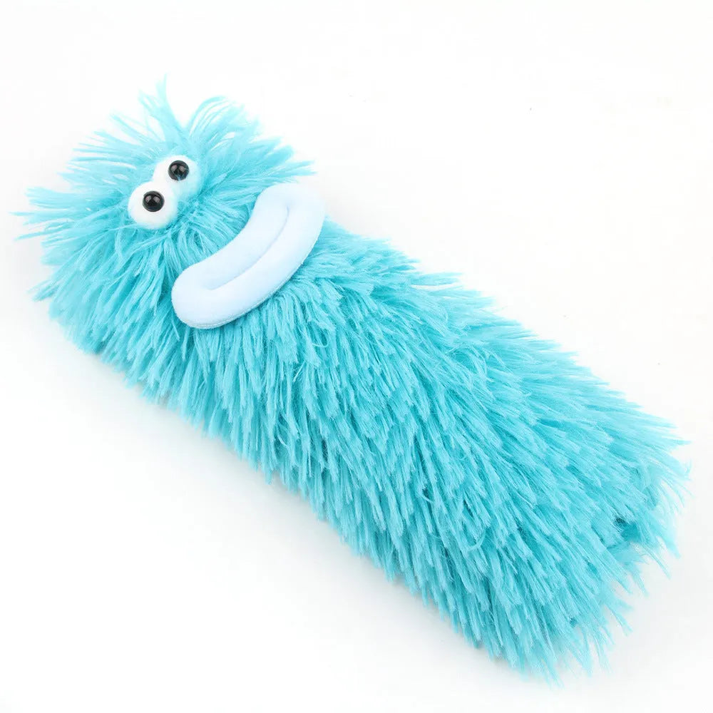 Soft plush cat pillow toy with crinkle sound and natural catnip filling for indoor cats