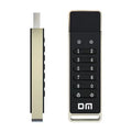 Metal encrypted USB flash drive with fingerprint sensor and digital button