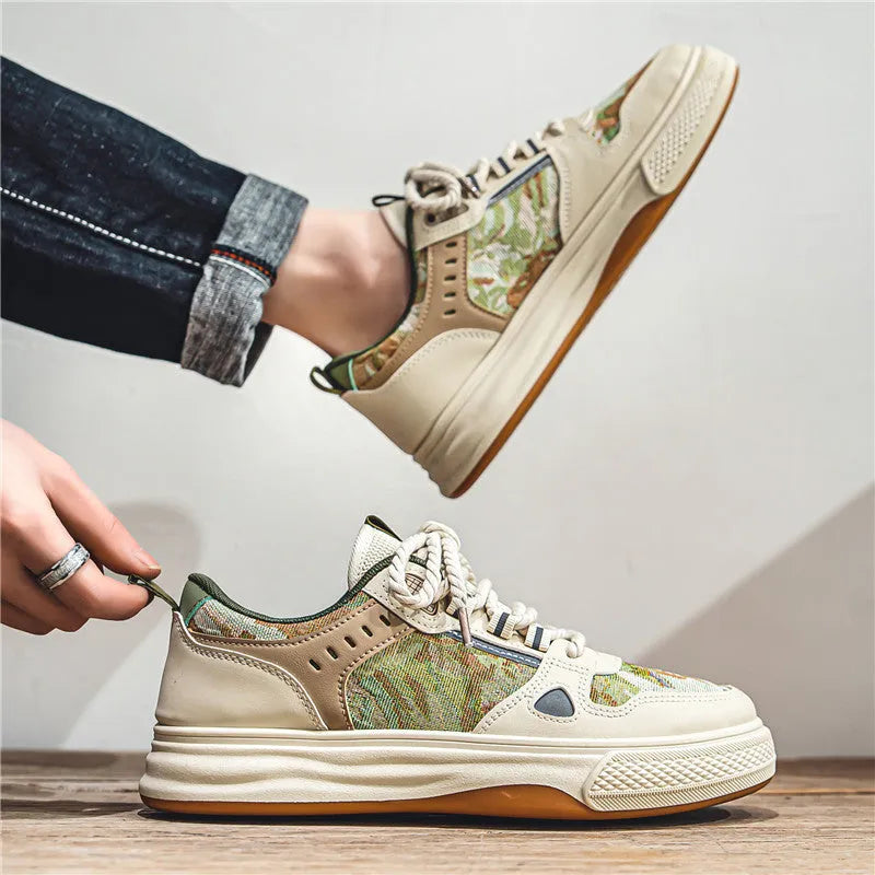 Casual canvas tide shoes in Milan green colour with flat heel and round toe design