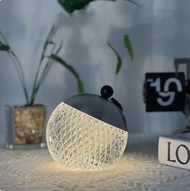 Portable dimmable touch control night lamp in minimalist European style design