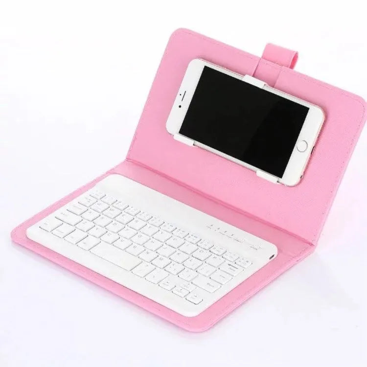 Wireless keyboard protective case with 7-inch Bluetooth keyboard for mobile phones and tablets