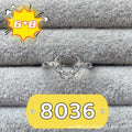 Korean style oval denier ring with 6x8 stone and five-pointed star on electroplated copper band