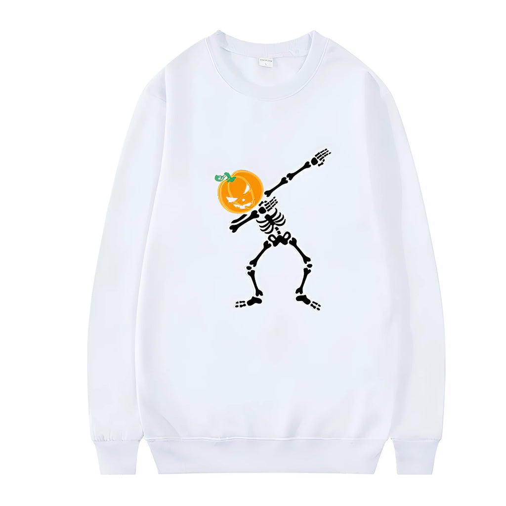 Women's printed crew neck casual top in polyester fibre with long sleeves available in multiple colours