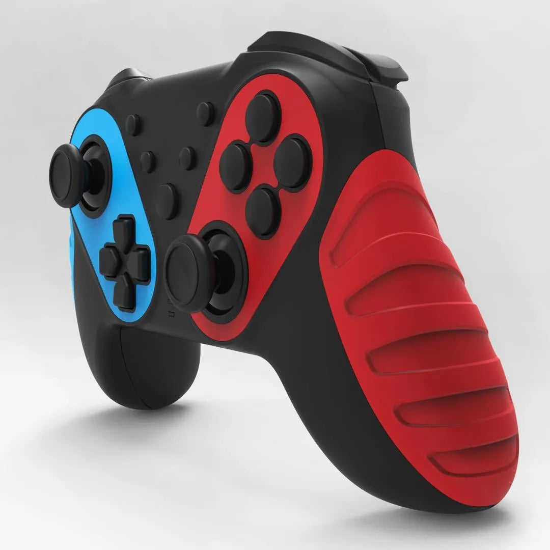 STK-7032SN wireless Bluetooth gamepad with red and blue colour scheme for Nintendo Switch and PC gaming