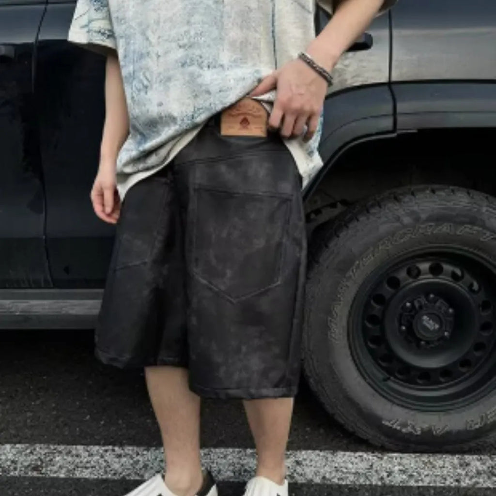 Korean-style loose fit T-shirt with head cover feature in solid colour