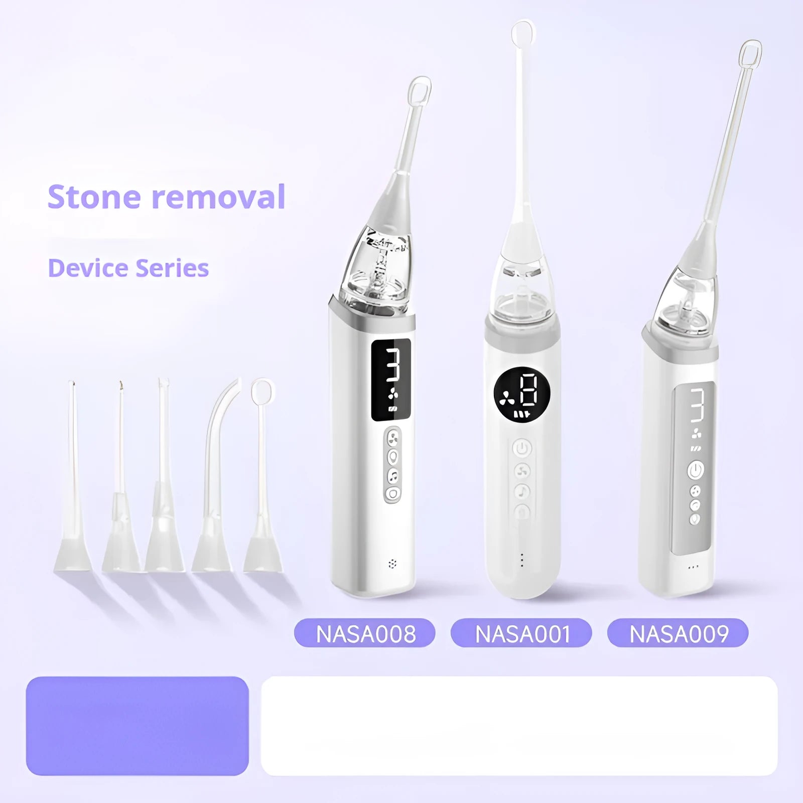 Milky white tonsil stone removal oral cleaning tool for dental calculus extraction