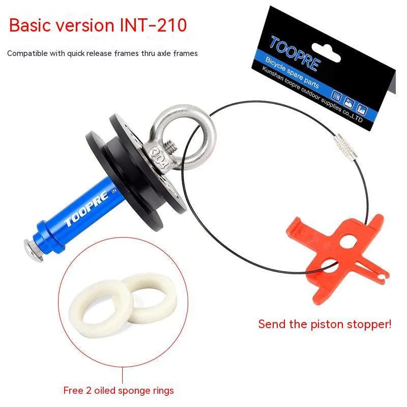 Aluminium alloy bicycle chain holder tool with multiple maintenance functions