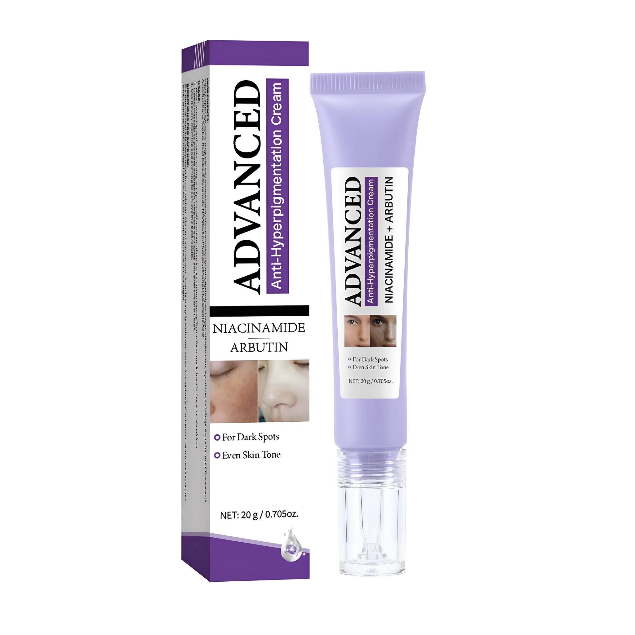 20g anti-pigmentation face cream jar for universal skin types