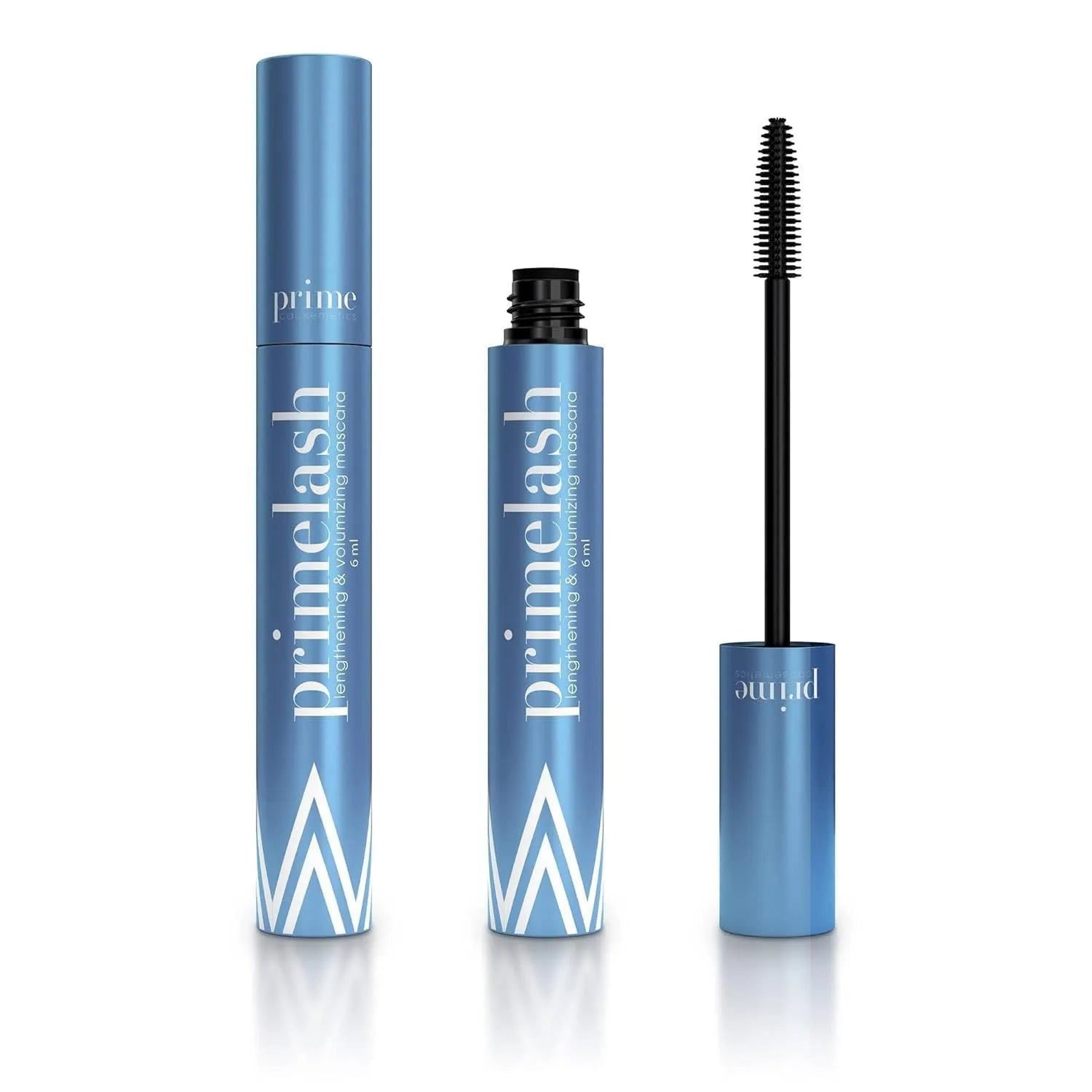 Eyelash brush and comb beauty tool with included eye black product in packaging.