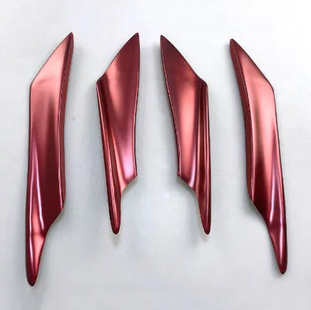 Carbon fibre pattern ABS bumper air knife set for automotive bumper installation